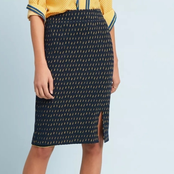 Maeve by Anthropologie Hannon textured pencil skirt size 12 - Picture 1 of 14